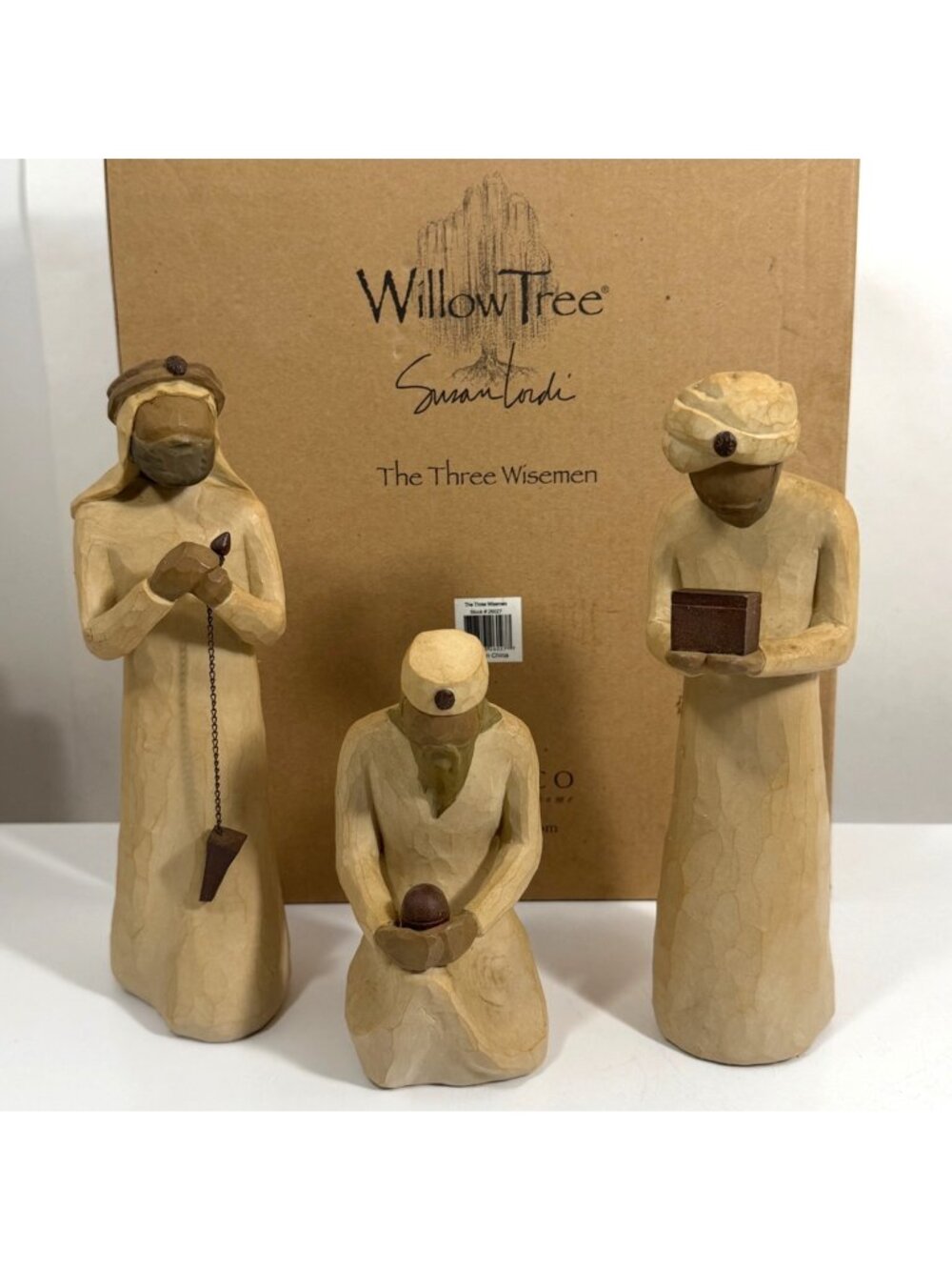 Vintage Willow Tree Nativity The Three Wise Men Figures 26027 Demdaco + Box